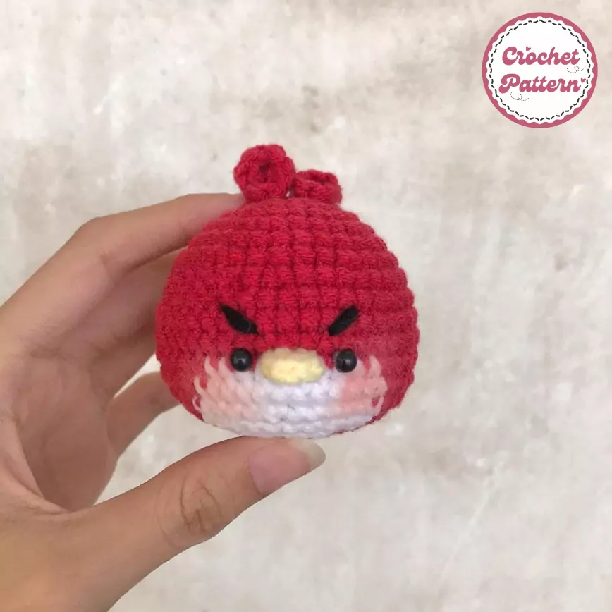 Angry Birds Keychain Crochet Pattern