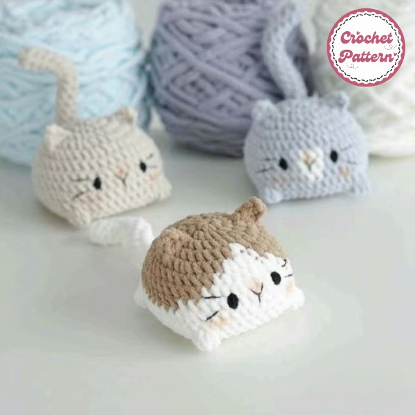 Cute Cate Keychain Crochet Pattern