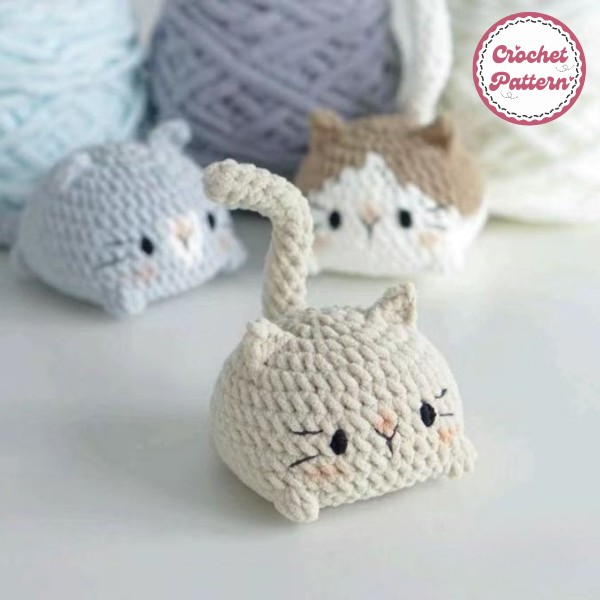 Cute Cate Keychain Crochet Pattern