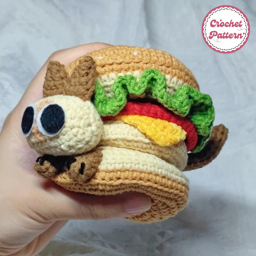 hamburger siamese cat crochet pattern