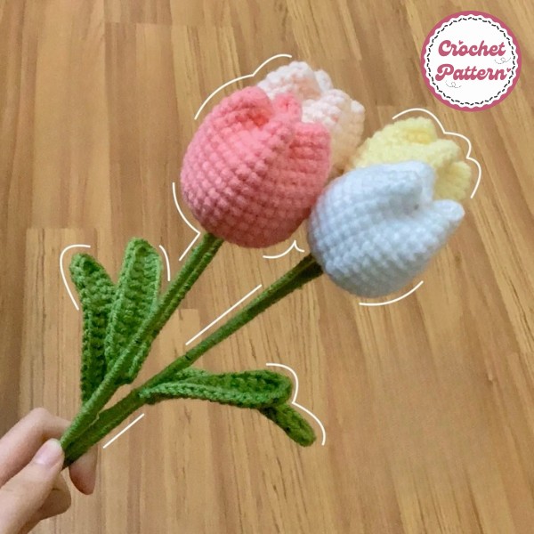 Tulip Flower Crochet Pattern