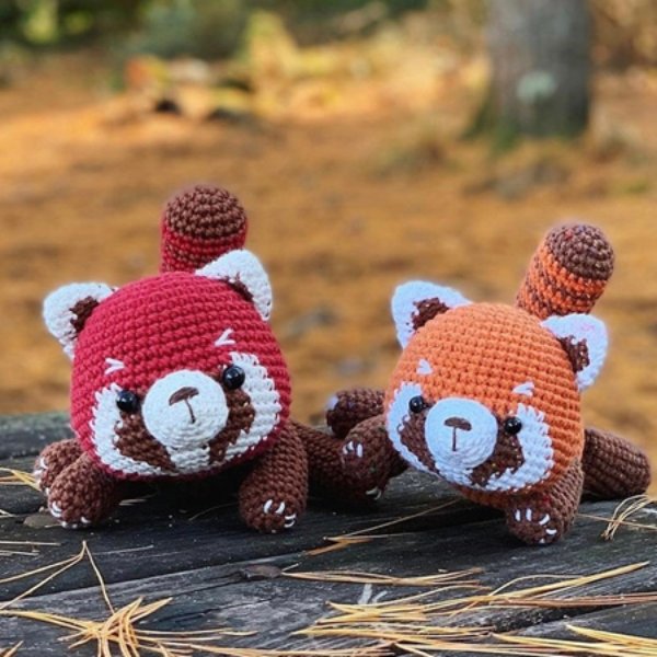 Zada The Red Panda Book Crochet Pattern