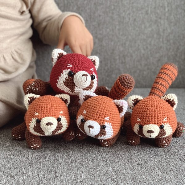 Zada The Red Panda Book Crochet Pattern