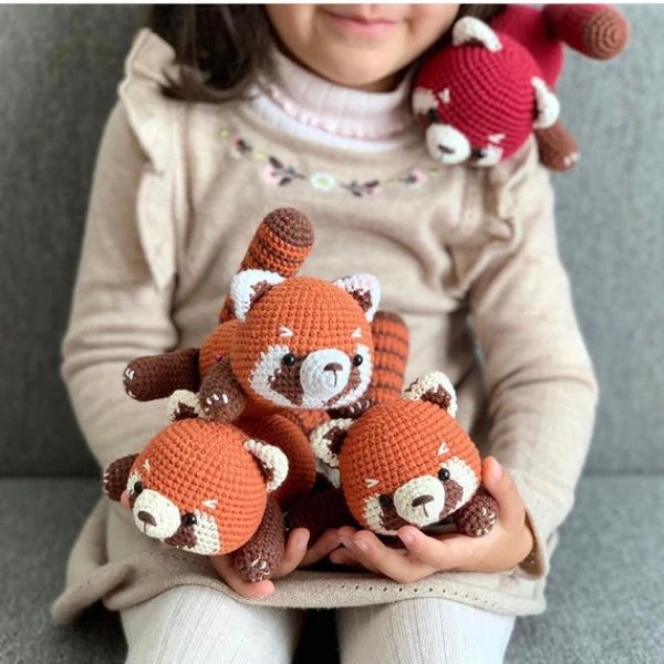 Zada The Red Panda Book Crochet Pattern