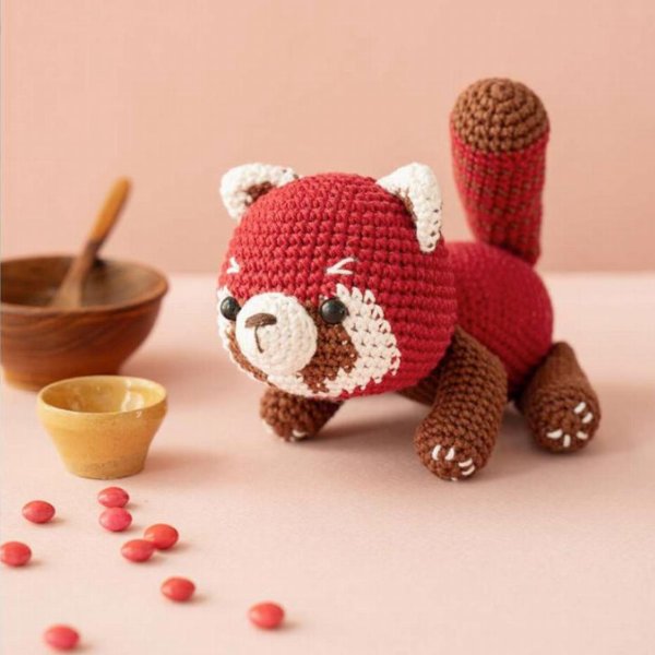 Zada The Red Panda Book Crochet Pattern