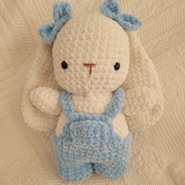 Bunny Wear Overalls Crochet Pattern