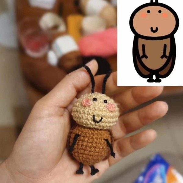 Cockroach Crochet Pattern