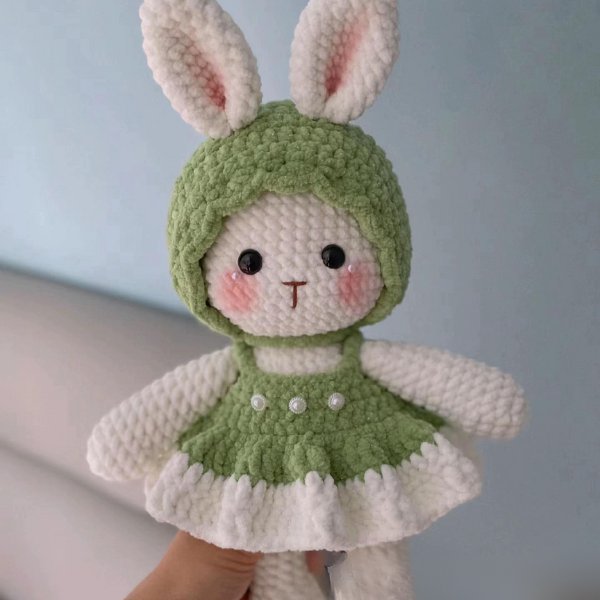 Green Tea Rabbit Crochet Pattern