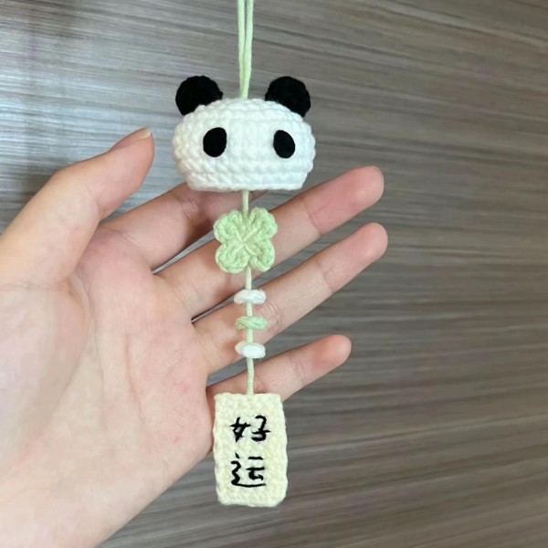 Mini Panda Keychain Crochet Pattern