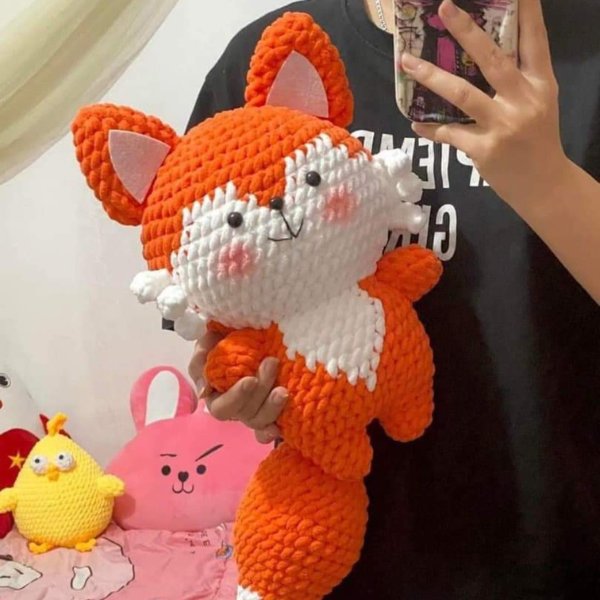 Red Fox Crochet Pattern - FanyCrafts