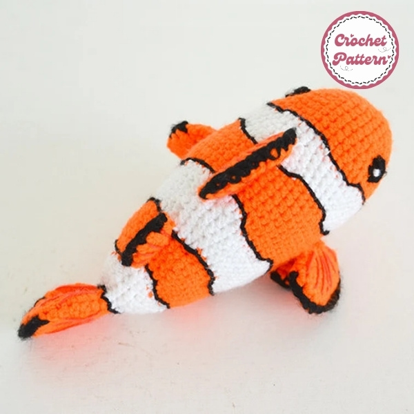 Clown Fish Crochet Pattern