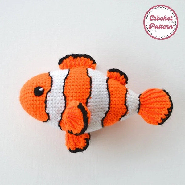 Clown Fish Crochet Pattern