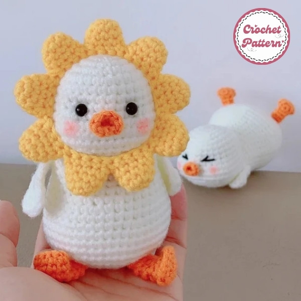 Duck Flower Crochet Pattern