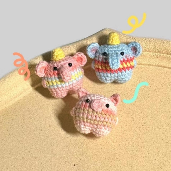 Mini Elephant Crochet Pattern