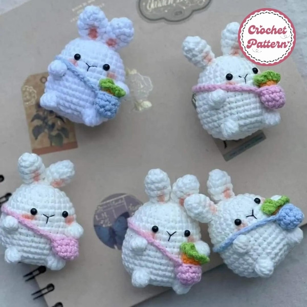 Rabbit Carrying Bag Crochet Pattern