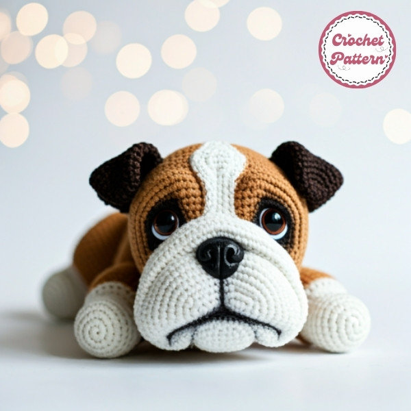 Bull Dog Crochet Pattern