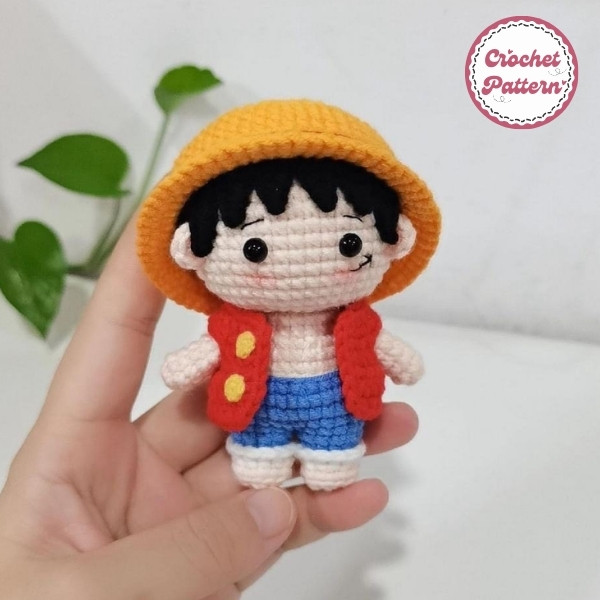 Mini Luffy Crochet Pattern